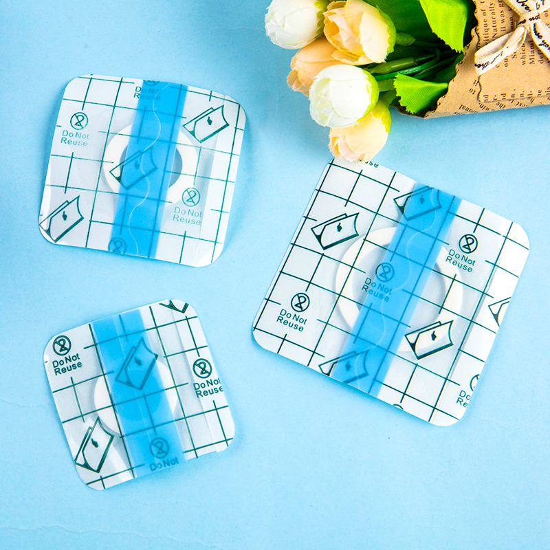 10ชิ้นเทปใสทางการแพทย์ฟิล์ม PU กาวปูนปลาสเตอร์กันน้ำกันอาการแพ้ยาแก้แผลติดสะดือ