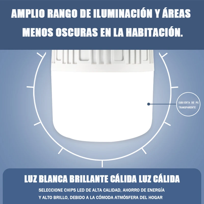 Luces LED de emergencia recargables por USB, 650W, linternas portátiles para exteriores, Bombilla intermitente con batería, linterna para barbacoa, luz de Camping