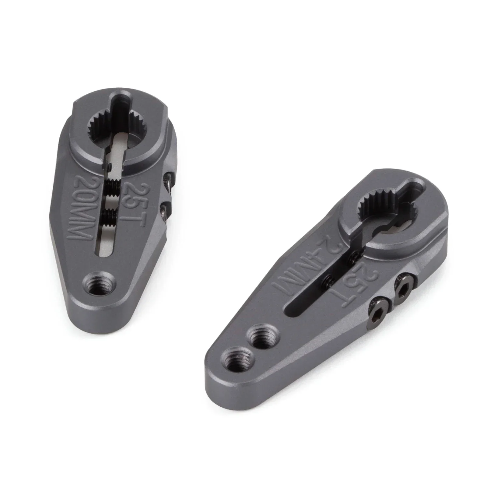 Servo bocina de sujeción de aluminio 7075 25T 20mm 24mm para ProTek Savox Futaba Servo 1/10 Arrma Buggy granito Monster Truck Raider 2WD
