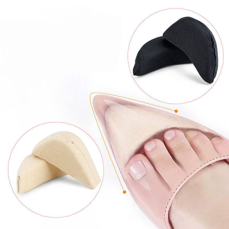 Tampões de dedo do pé macios metade palmilhas reutilizáveis alívio da dor toe esponja enchimento inserções para sapatos ajustável também grande pé cinta almofadas unisex