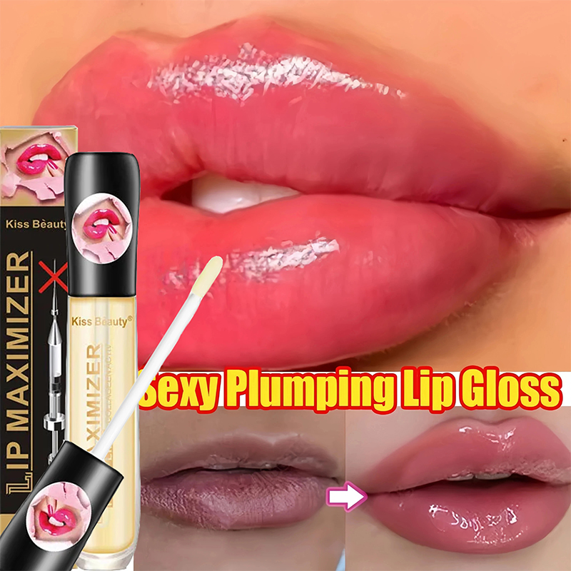 Suero labial voluminizador rápido, brillo de aceite labial Sexy, aumenta la elasticidad de los labios, Reduce las líneas finas, ilumina, hidrata el cuidado de los labios