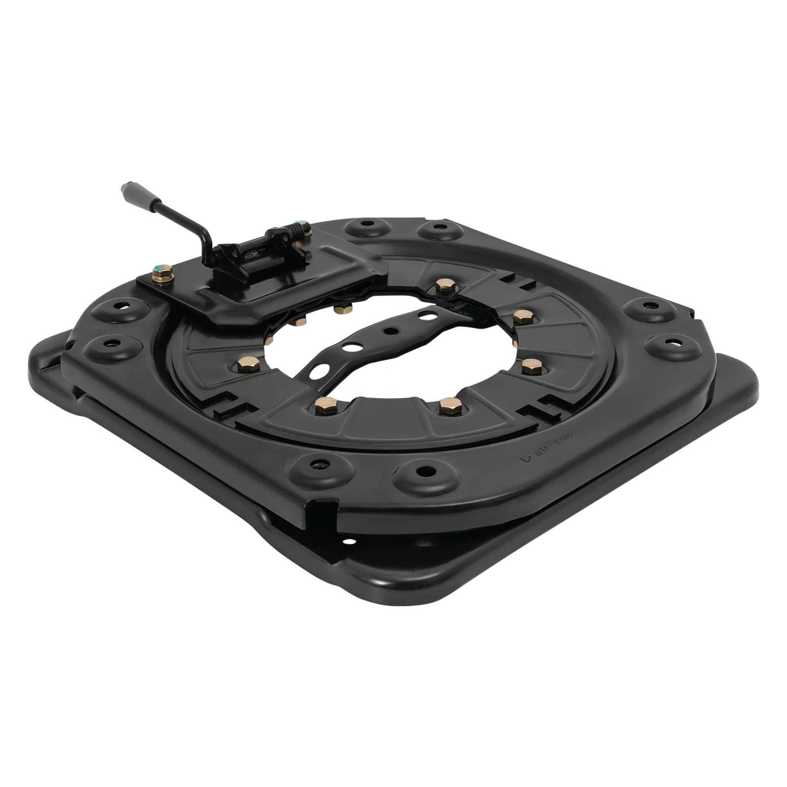 Base giratória universal para assento de motorhome T5 T6 Base giratória de assento de placa de aço resistente para ônibus RV Camper, rotação de 360 graus