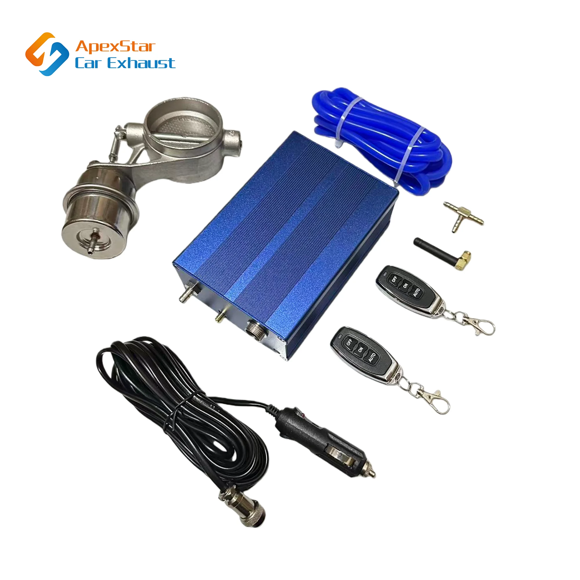 Auto Auspuffrohr Elektronische Ventil Kit Universal Multi-winkel Modus 60MM Controller Gerät Remote Kit Controller Schalter