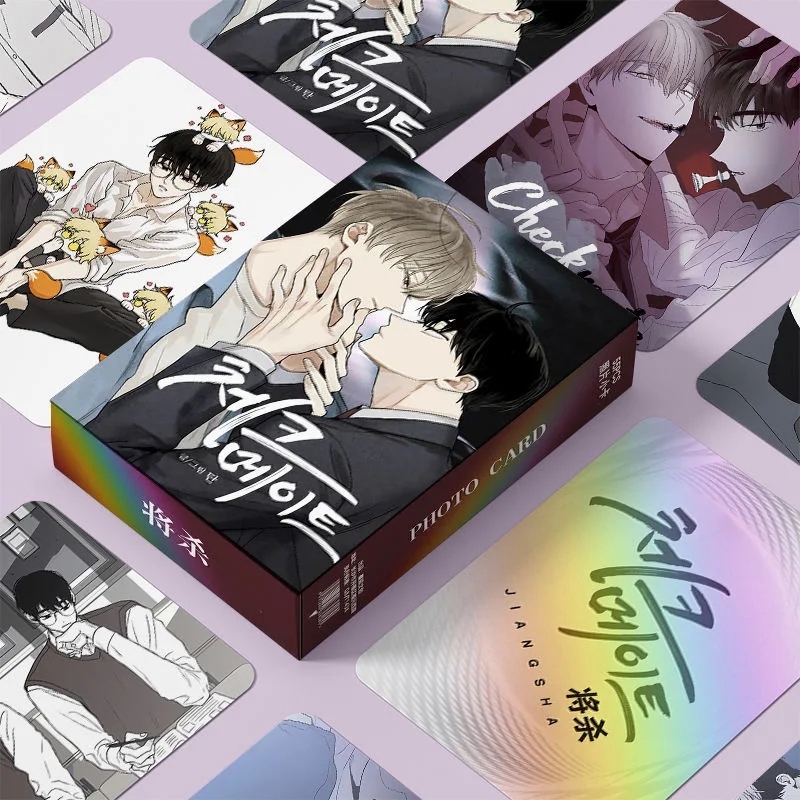55 шт./компл. корейская лазерная ломо-карта Manwha Jeong Eunsung, фигурка Lee Suhyun, мини HD фотокарта, подарок для косплея