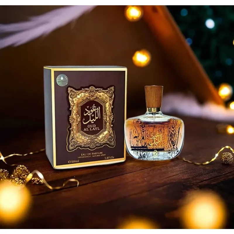 Original Oud Al Layl Spray, süßer fruchtiger Blumenduft, viel Glück, Charm-Tradition, dauerhafte Segen, Eau de Parfum-Spray, 100 ml