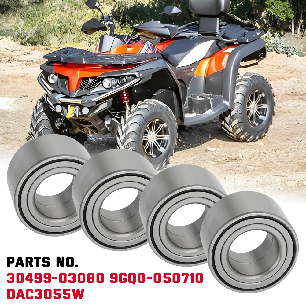 Kit de rolamento de cubo de roda atv, 4 unidades, para cfmoto 400 450 500 500s 520 550 600 625 800 800ex 820 800xc 850 1000 30499-03080 9gq0- 050710