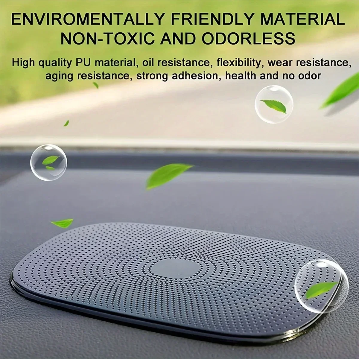 1Pcs Auto Nicht-Slip Matte Magie Anti-Slip Slide-Proof Pad Dashboard Sticky Dash Klebstoff Handy mobile Halter Schwarz Silikon