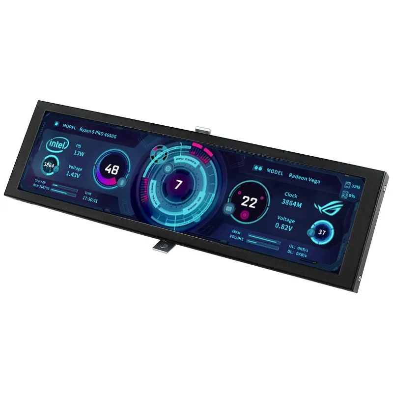 8,8 Zoll ips Typ c sekundäre Bildschirm Fall CPU GPU RAM Computer Monitor USB IP-Anzeige Smart Screen keine Notwendigkeit aida64