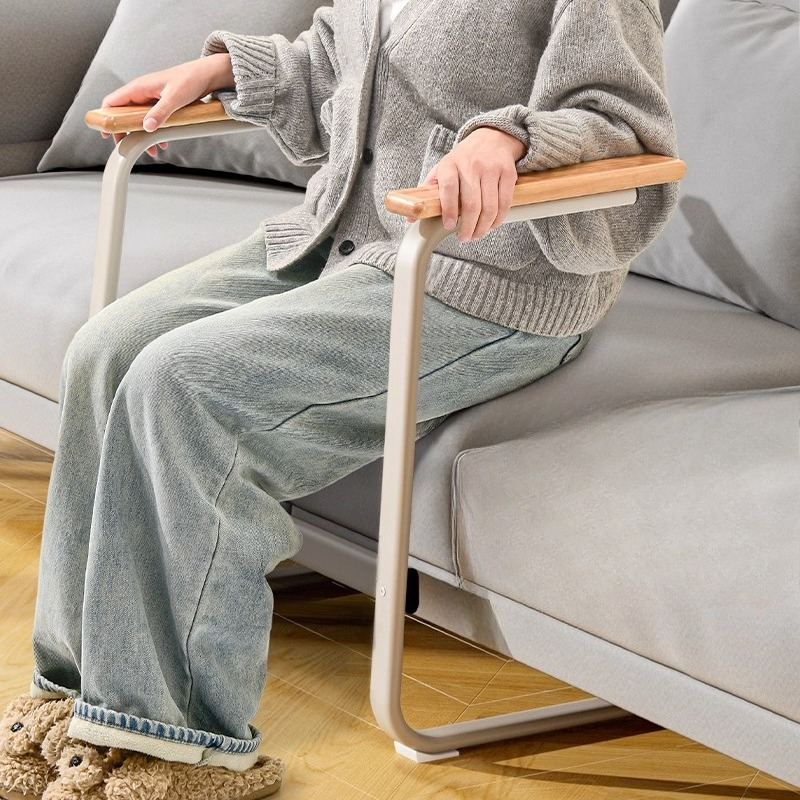 Поручень для сидения для пожилых людей, защитная ручка для унитаза без сверления, противоскользящие прикроватные перила, портативное средство для предотвращения падения