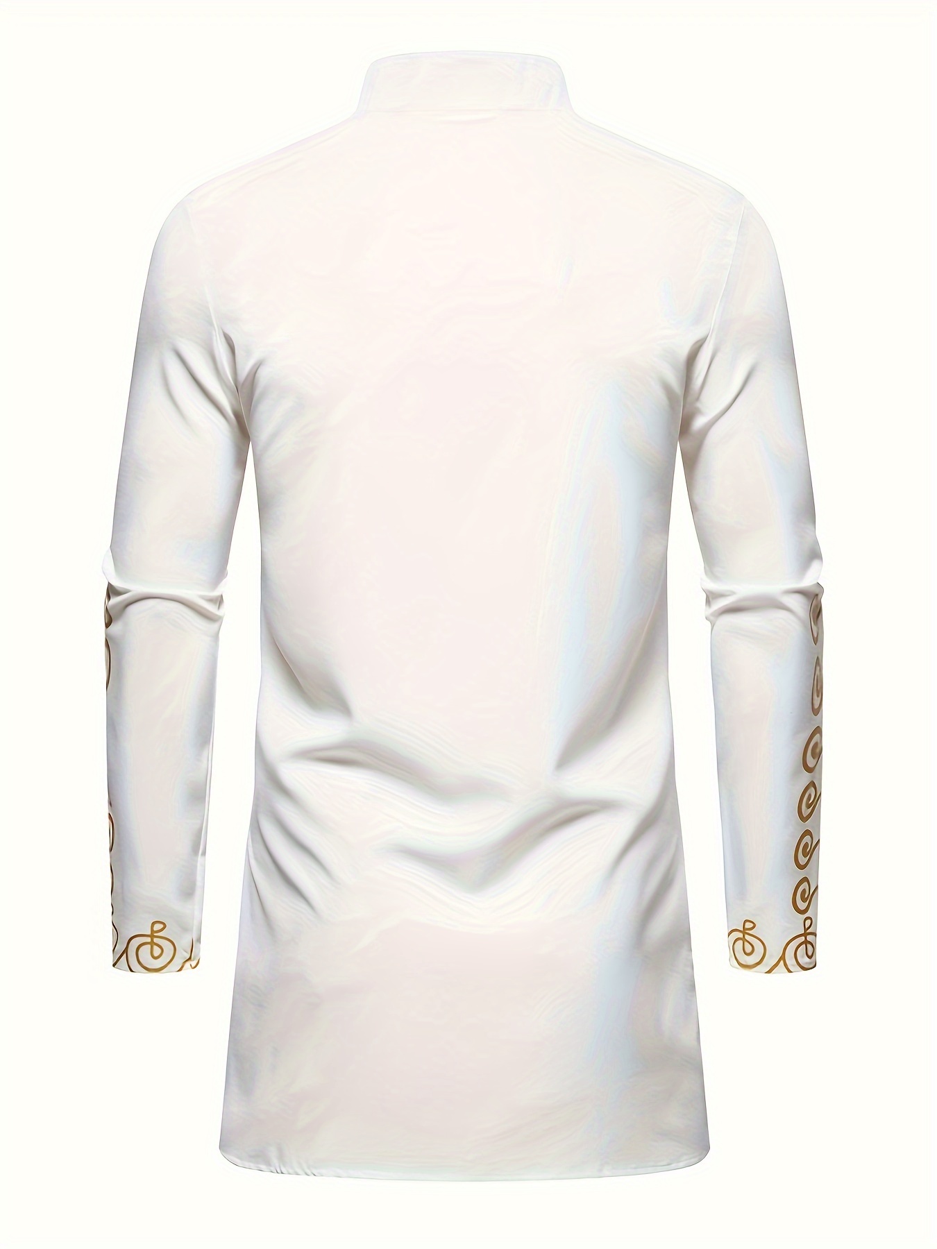 男性用ルーズツーピーススーツ,3Dプリントパターン,アラビア風ドレス,伝統文化,イスラム教徒