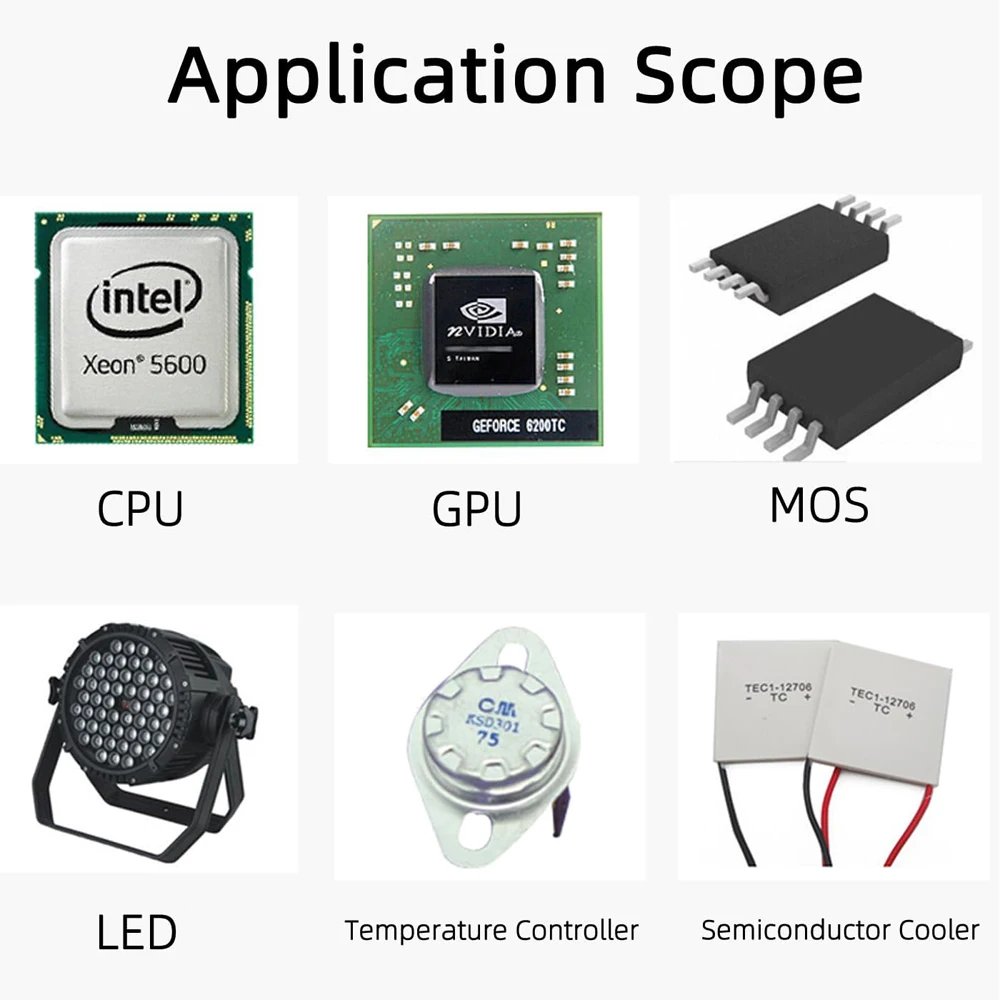 GD-2 7g/15g/30g Wärmeleitpaste Leitfähiges Fett GD900 Silikonpaste Kühlkörper Prozessor CPU GPU Kühler Lüfter Gips