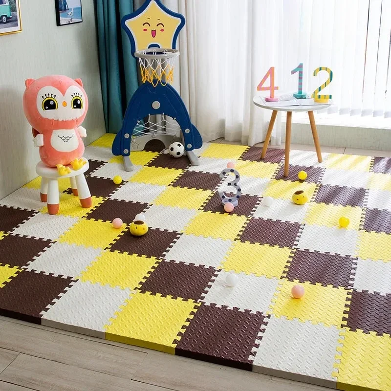 Non-Slip Baby Puzzle Floor Mat, Tapete para crianças, Tapetes de exercício interligados, EVA Foam Play Mat, Cobertor para crianças, 30x30cm, 12Pcs