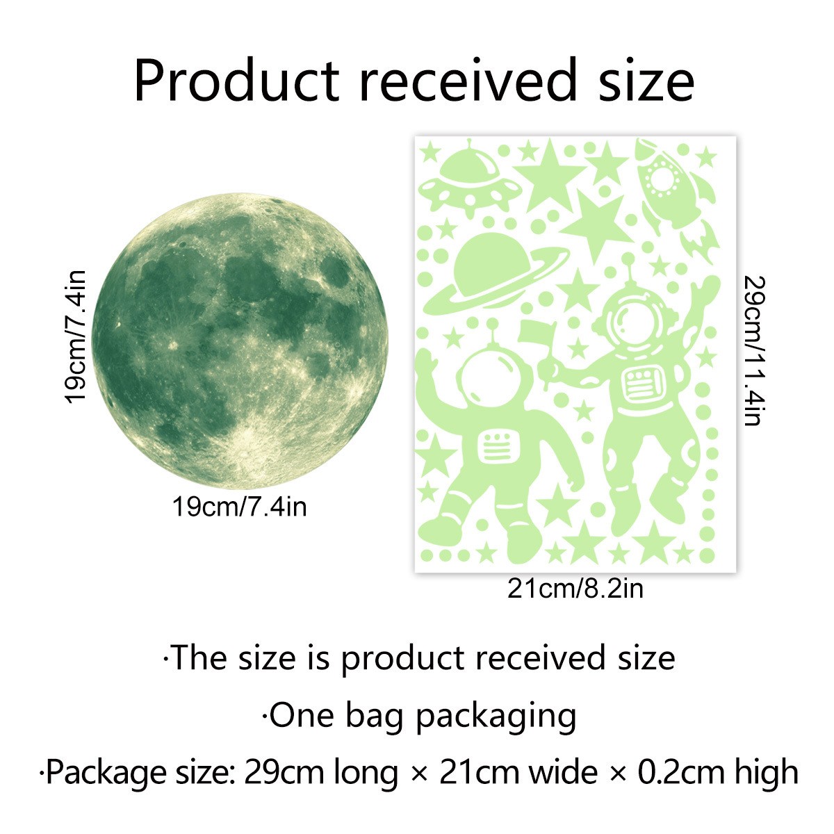Luminoso lua estrelas adesivos de parede para quarto das crianças decoração brilho no escuro terra decalques parede noctilucentes decoração casa
