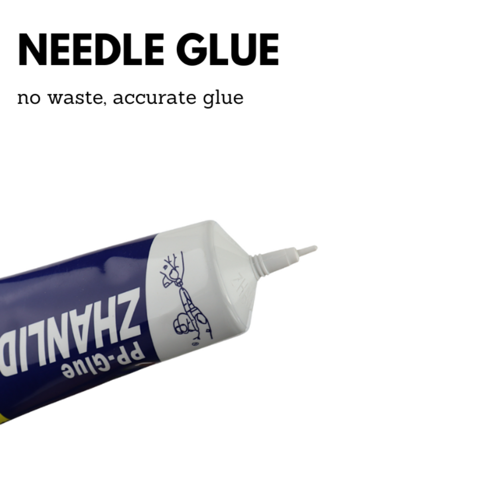Zhanlida 110ML Polypropylene PP Glue PE EVA POM PU Plastic Leather Waterproof Soft Glue Strong PVC Glue