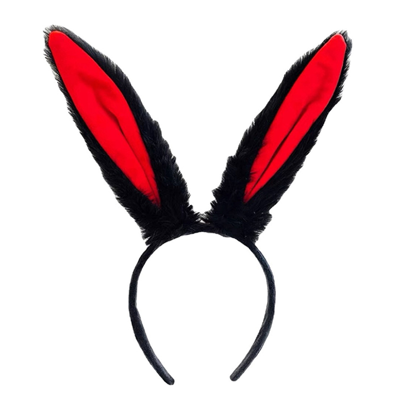 Dziewczęce pluszowe długie ucho królika opaski na głowę opaska na głowę sukienka Accesorios damska dziewczyna Cosplay Lolita Cosplay akcesoria do włosów
