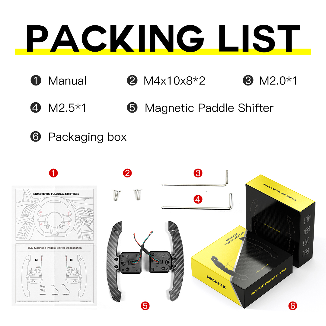 Kompatibel Audi Seri A: 1 ,2 ,3 ,4 ,5 ,8 seri: Q2-8 s1-5 Shifter geser roda kemudi magnetik serat karbon