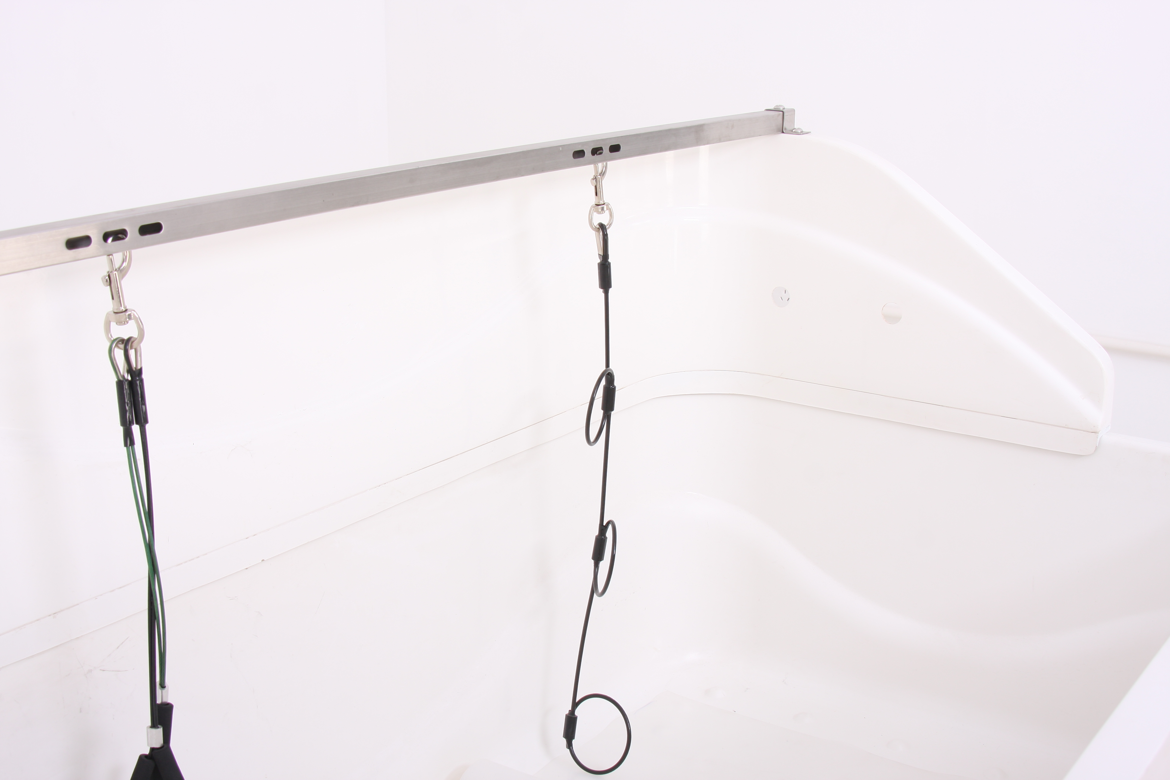 Bañera eléctrica de fibra de vidrio para perros