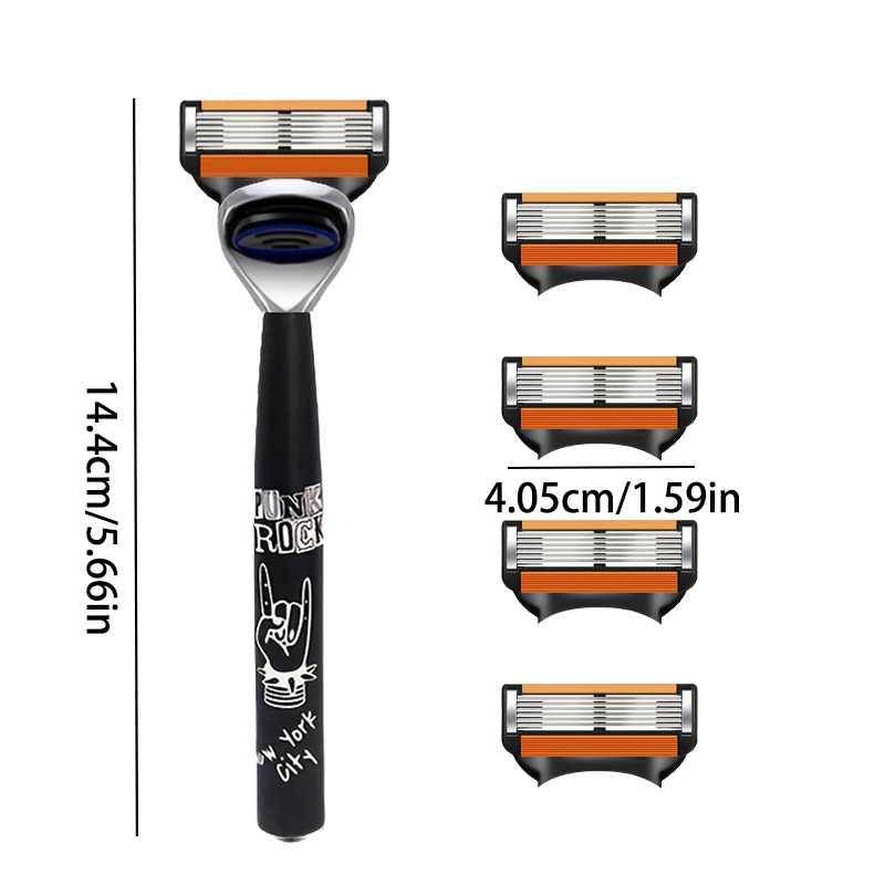 Shaver Brand New Design Women Razor Shaving Six Layer Shaver Reusable Razor Imported Blade Multi Tool Head Change