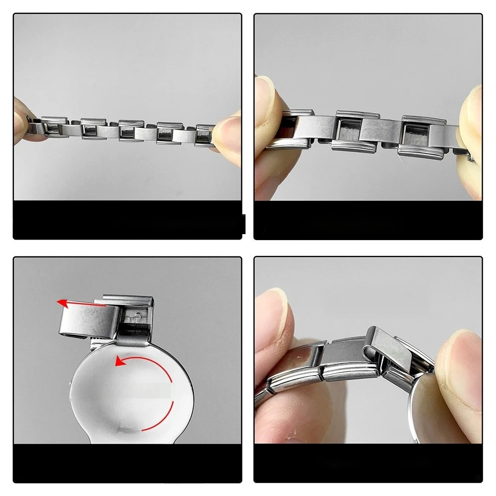 1 ชิ้นอิตาเลี่ยนสแตนเลสสตีล Charm สร้อยข้อมือเครื่องมือเปิดสําหรับ Link Chain, เครื่องประดับ DIY ทําใหม่