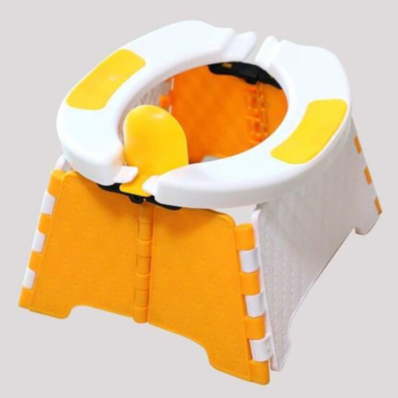 New children's outdoor travel foldable portable car small toilet
