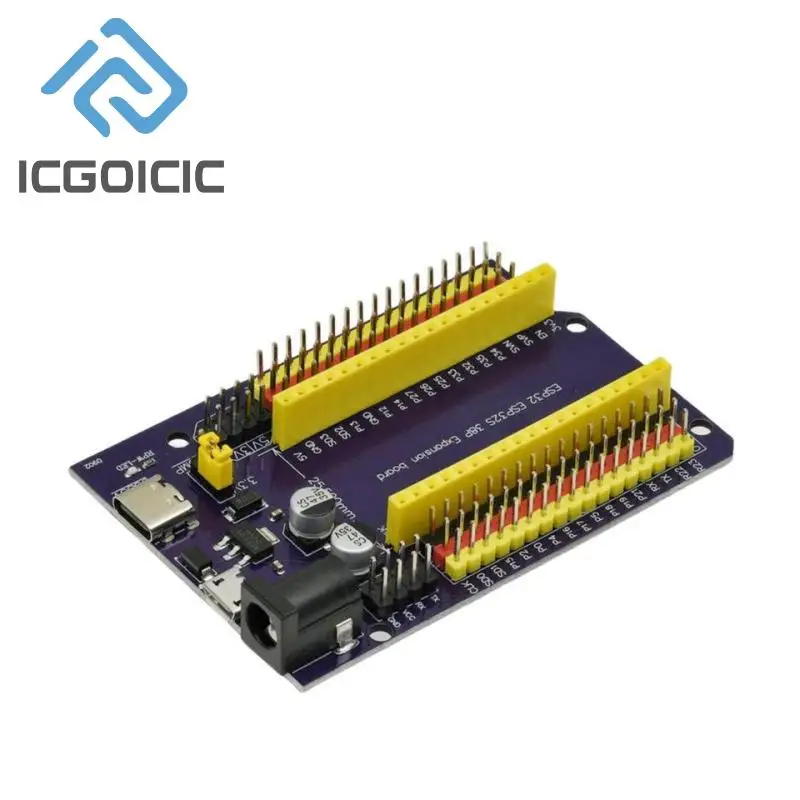 Placa de desarrollo ESP32 TYPE-C/MICRO USB CP2102 WiFi + Bluetooth compatible con placa de expansión de ESP32-DevKitC-32 de doble núcleo 38 pines
