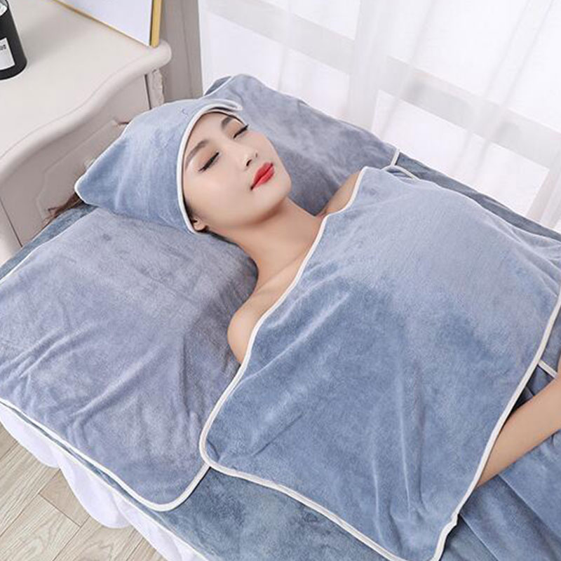 3 teile/satz Spa Beauty Salon Handtuch verdicken Mikro faser Handtuch Set Stirnband + Brust + Kissen Handtuch Haut Management Bettwäsche Zubehör