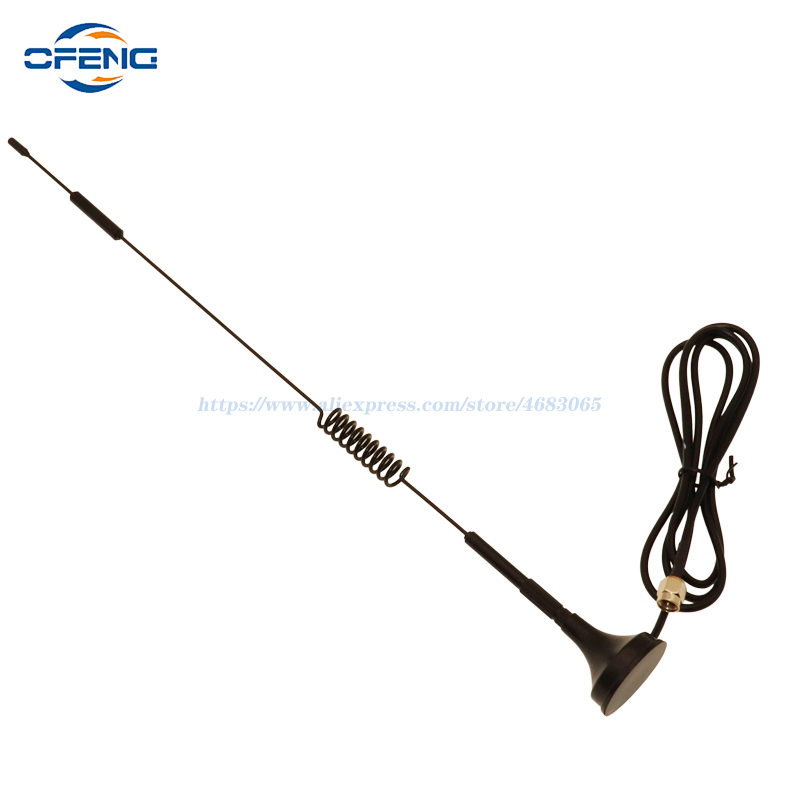 4G LTE 자기 안테나 TS9 CRC9 SMA Male 커넥터 2G 3G 700-2700MHz 12dBi GSM 외부 라우터 안테나 1M 맞춤형