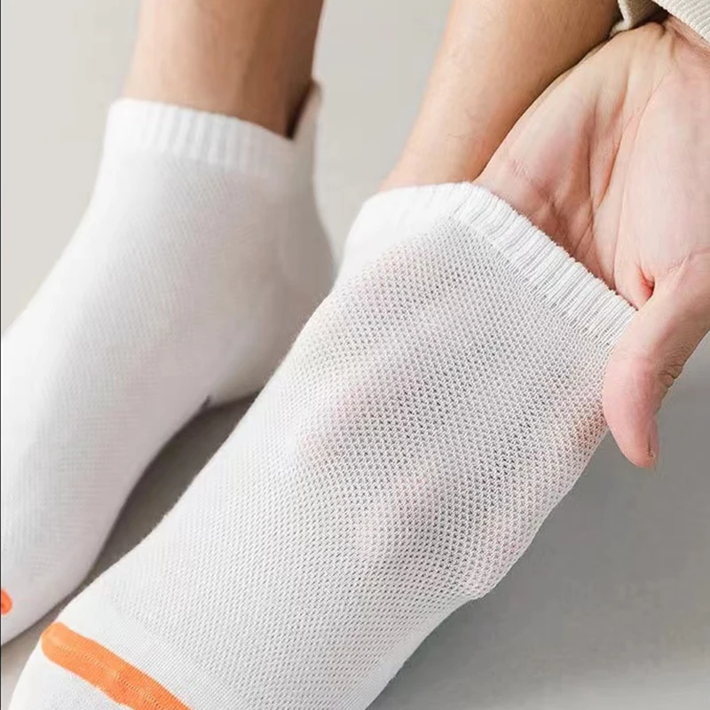 5 pares de calcetines tobilleros de colores brillantes para hombre, transpirabilidad, moda informal, estilo callejero, desodorizantes, invisibles, para viajes y correr