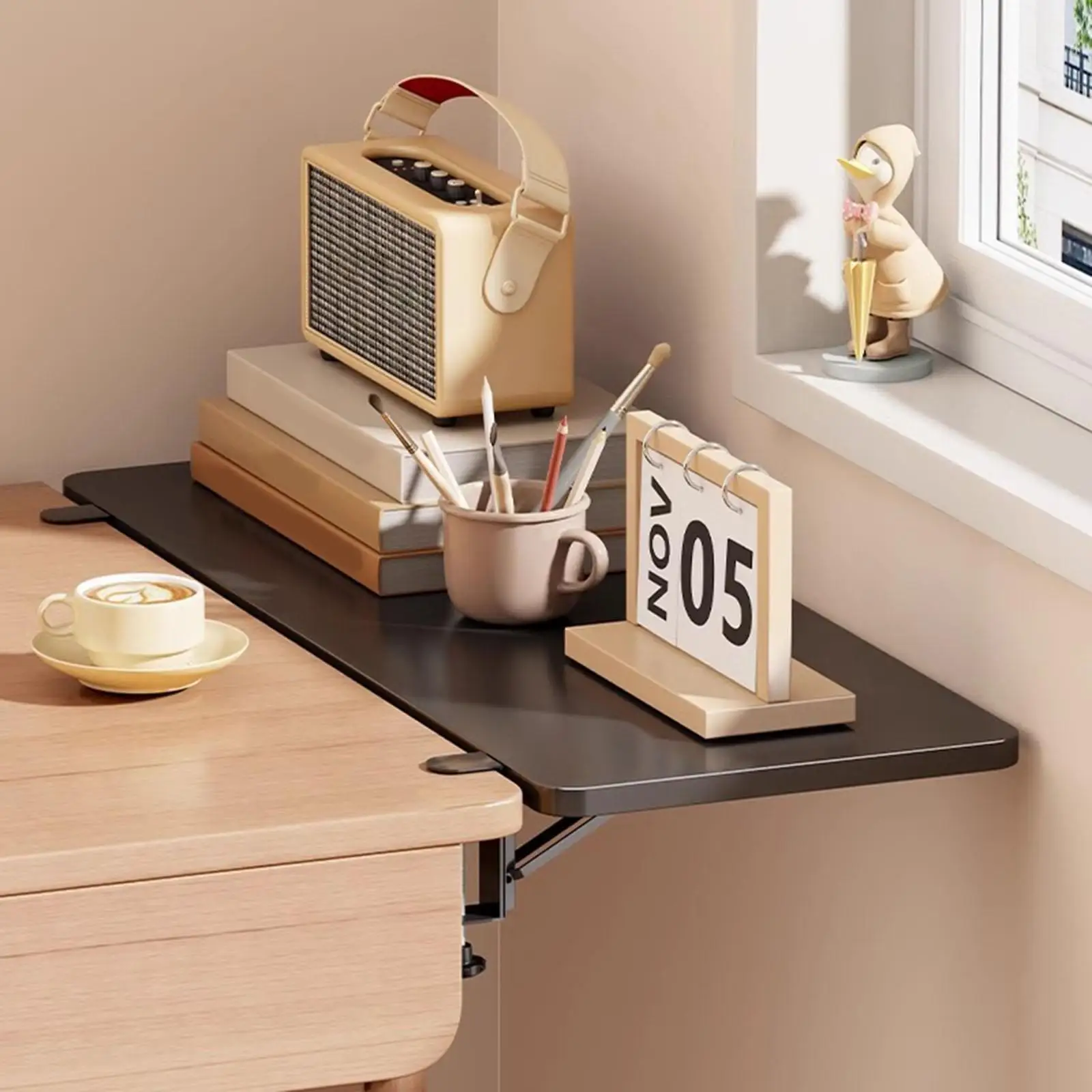 โต๊ะExtenderชั้นวางคีย์บอร์ดถาดตารางMount Extensionสิ่งที่แนบมาClampสําหรับHome Officeพับแขนด้านข้างตาราง