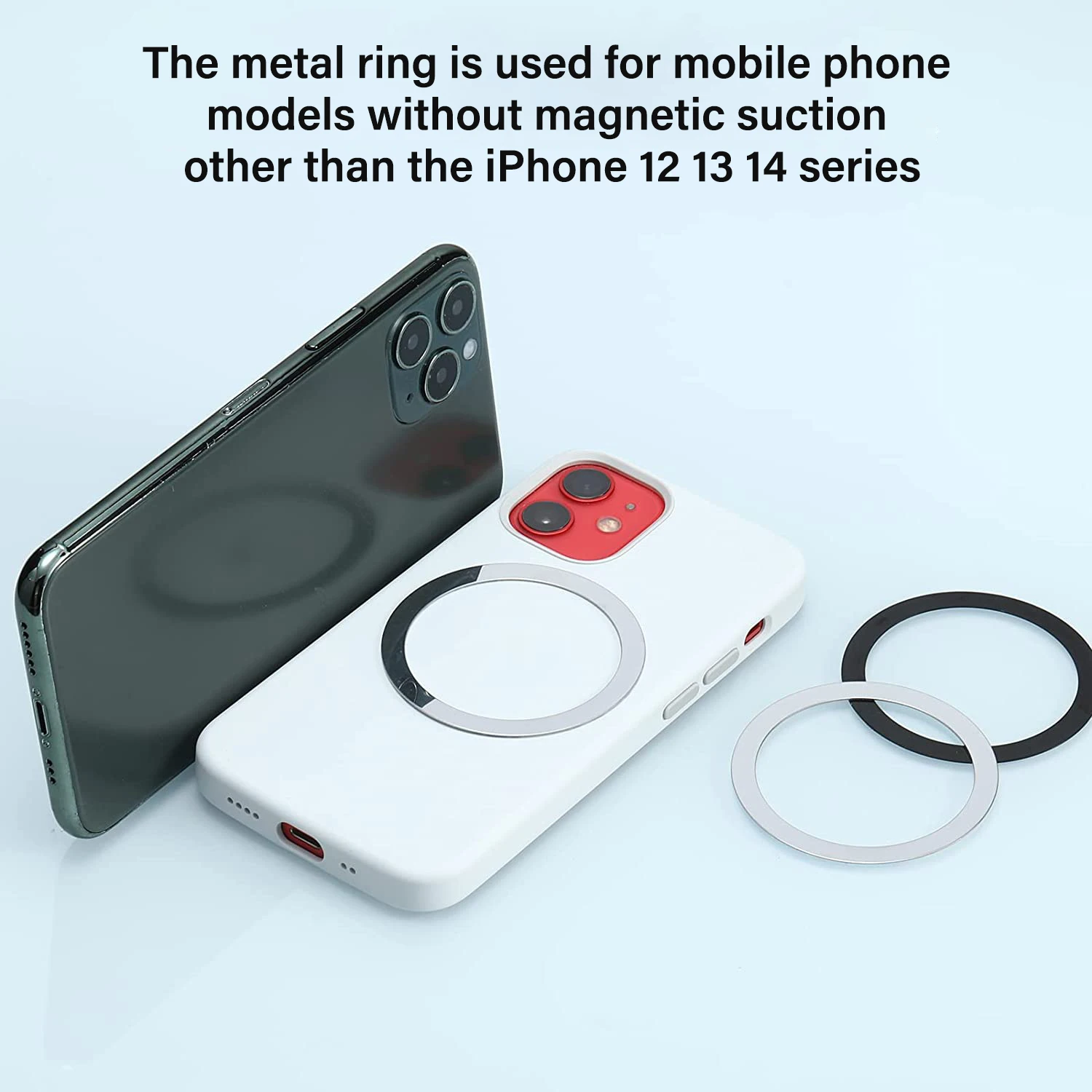 Magnetic Ring Holder For iPhone 15 14 13 12 Pro/Plus Wall Mobile Phone Magnet Stand in Car Cell Phone Metal Bracket Magnet Mount