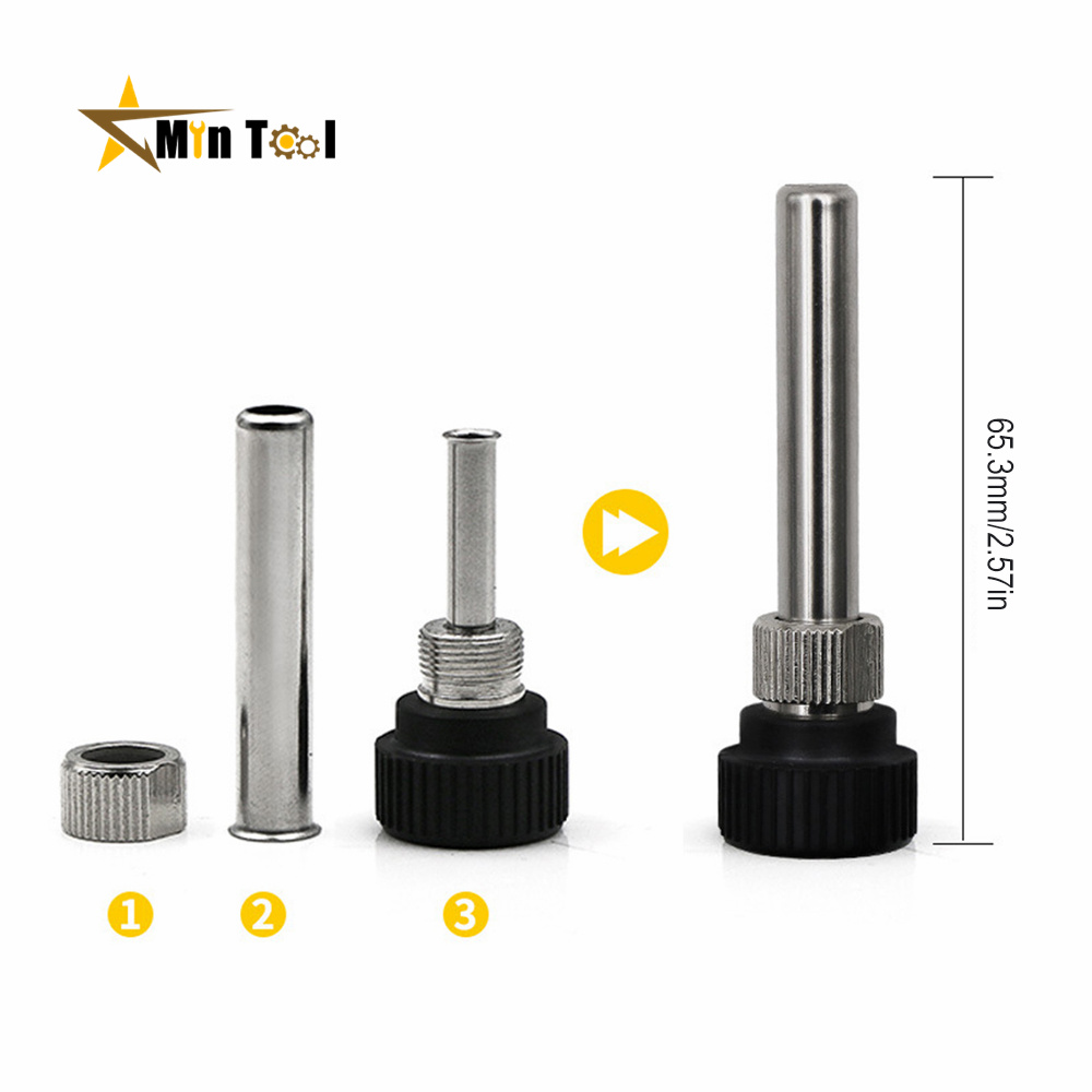 Buchse + Mutter + Elektrische Holz Kopf Löten Station Eisen Für 936, Eisen Kopf Kanüle Eisen Spitze Buchse Hand Werkzeug zubehör