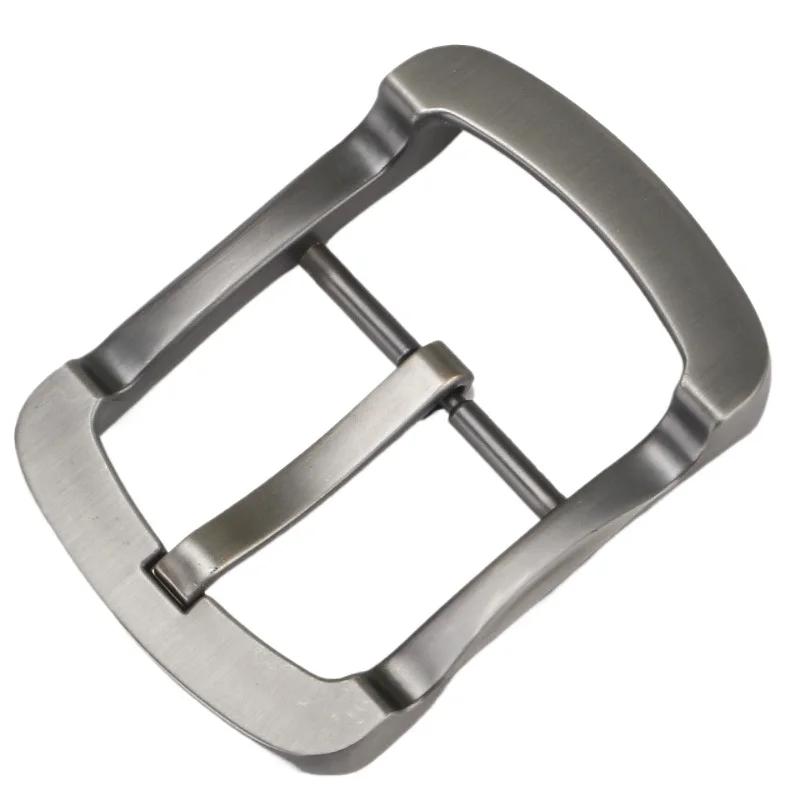Fivelas de pino de 40mm de diâmetro interno para cintos de 3.8cm fivela de cinto casual masculina de liga de zinco para peças de artesanato de couro
