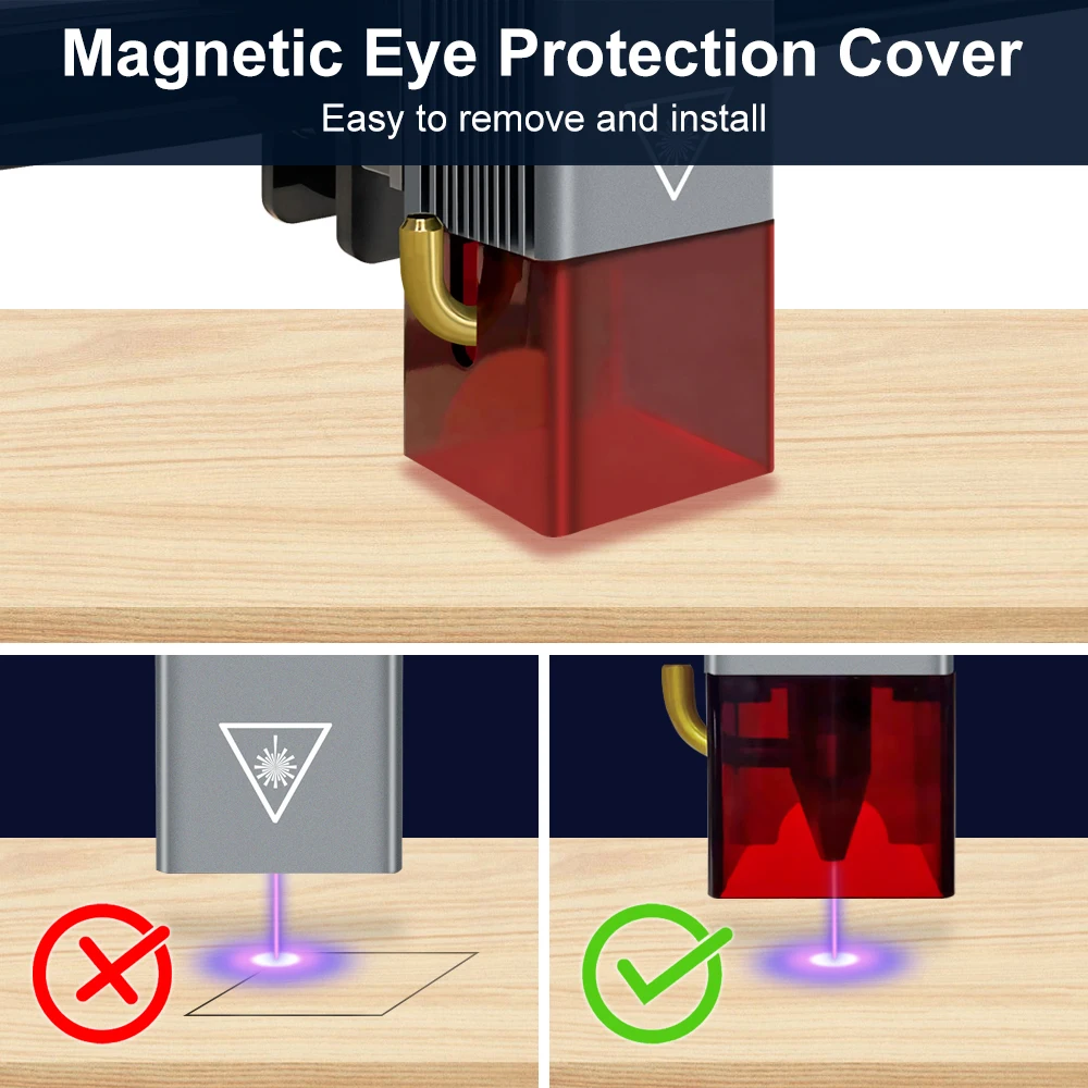 LASER Cây 450nm Laser Khắc Đầu 40W 80W TTL Đèn Mô Đun Cho Khắc CNC Cắt DIY dụng Cụ Làm Rau Cau