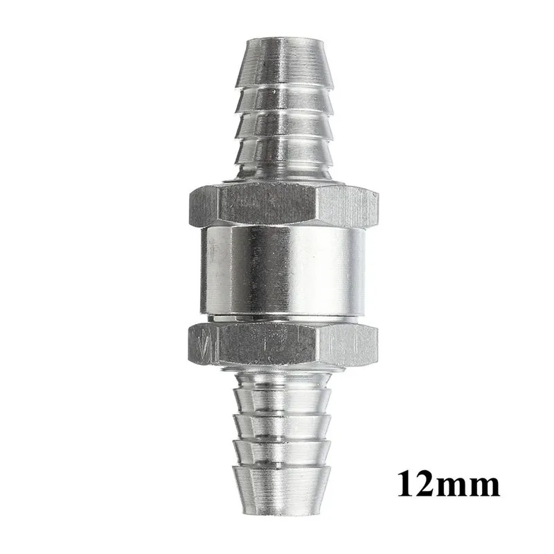 One Way 6/8/10/12/14/16 มม.6 ขนาดวาล์วอลูมิเนียมการใช้ Non Return Check Valve One Way Fit คาร์บูเรเตอร์ขายส่งราคา