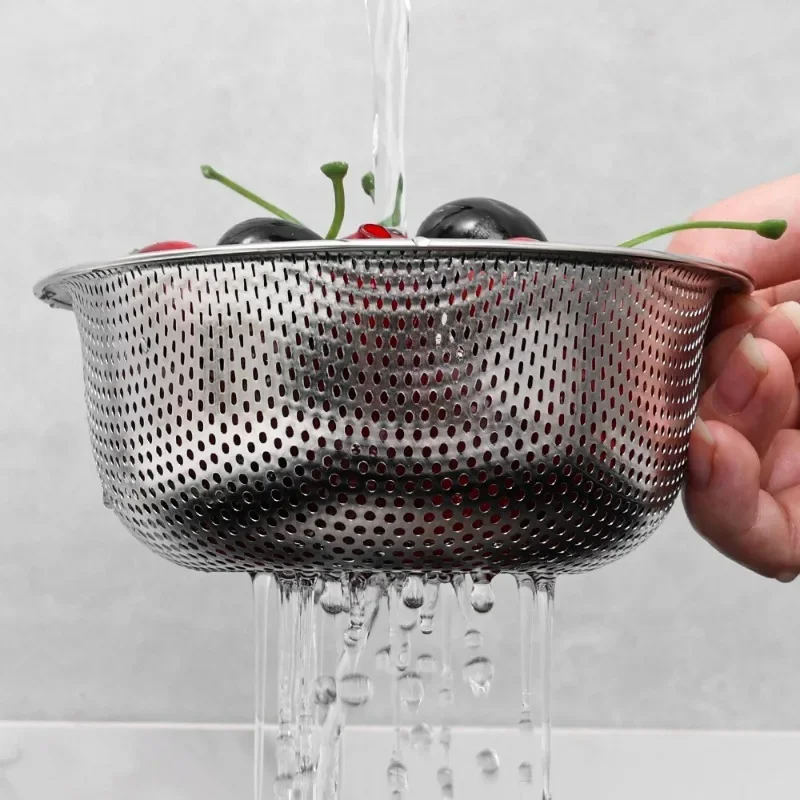 Cesta coladora de fregadero de cisne de acero inoxidable, cesta de drenaje de almacenamiento con cabeza de ganso extraíble, escurridor colgante para frutas y verduras, 1/2 Uds.