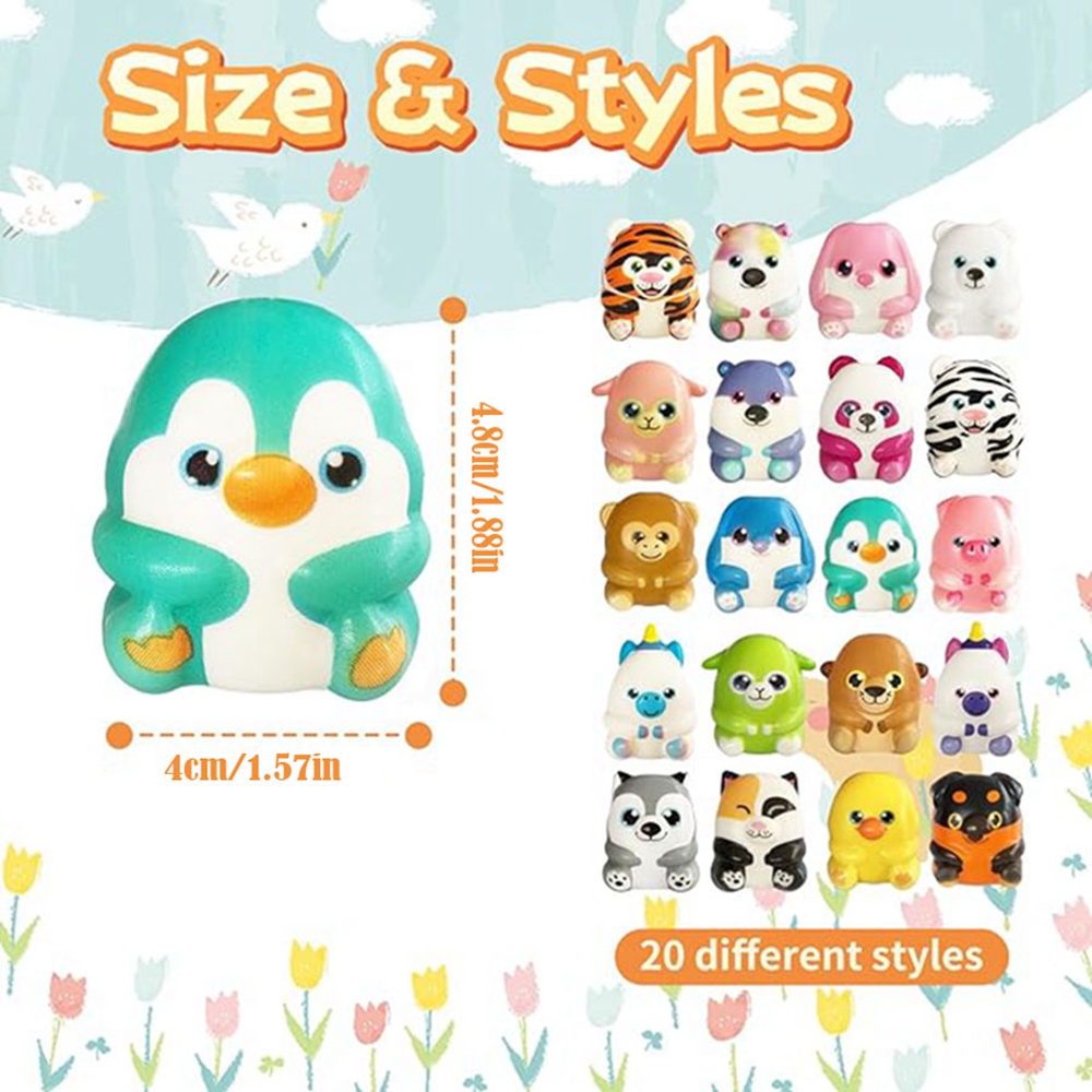 6/12 pçs para crianças adulto mini kawaii bonito alívio do estresse espremer brinquedos aleatórios lento subindo squishies brinquedo carnaval goodie saco stuffers