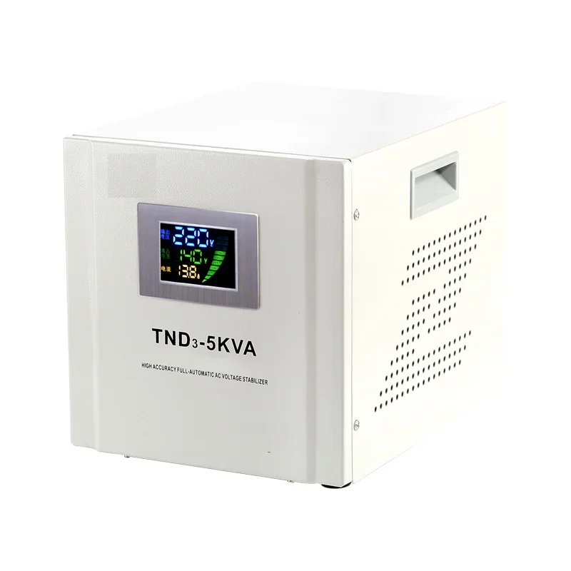 5KVA TND Monofásico AC baixa tensão 90V a 260V AutoServo Regulador de tensão 220V Estabilizador