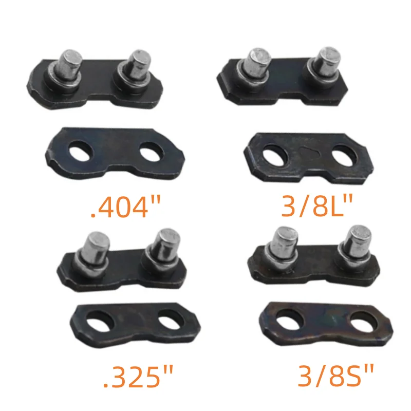 20/10/5 쌍 3/8S 3/8L .325" .404" 전기톱 체인 커넥터 체인 잠금 전기톱 체인 교체 액세서리 가솔린 정원