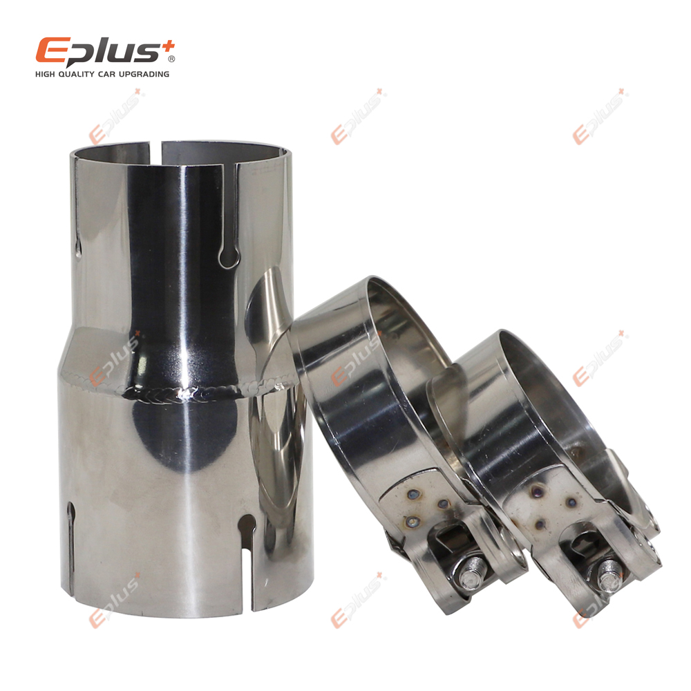 Eplus Universal Auto Motorrad Zubehör Edelstahl Auspuffrohr Reduzierstück Adapter Auspuff Schalldämpfer Pipeline Geschweißtes Rohr
