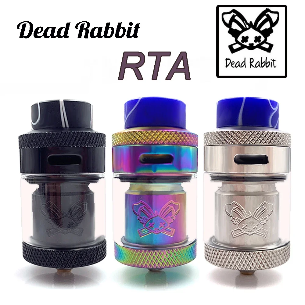 Vmiss Dead Rabbit RTA Tankzerstäuber 25 mm RTA 2 ml/4,5 ml Single Coil Dual Coils Wiederaufbaubar ZEUS X RTA