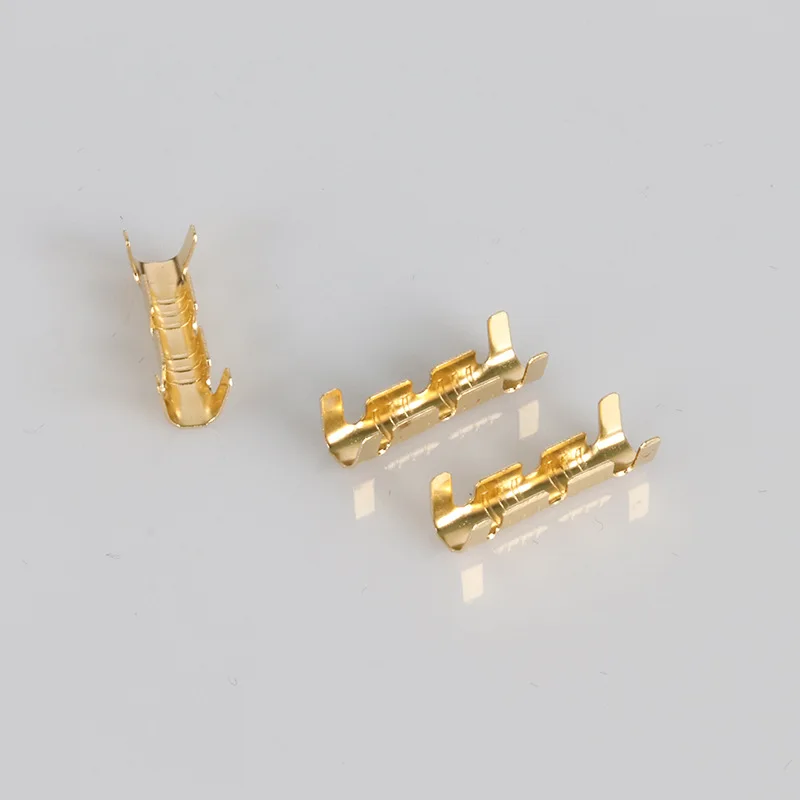 Set di connettori per cavi elettrici a forma di U Set di terminali a crimpare per blocco cavo di cablaggio rapido 0,5-1,5 mm2 con kit di tubi termorestringenti