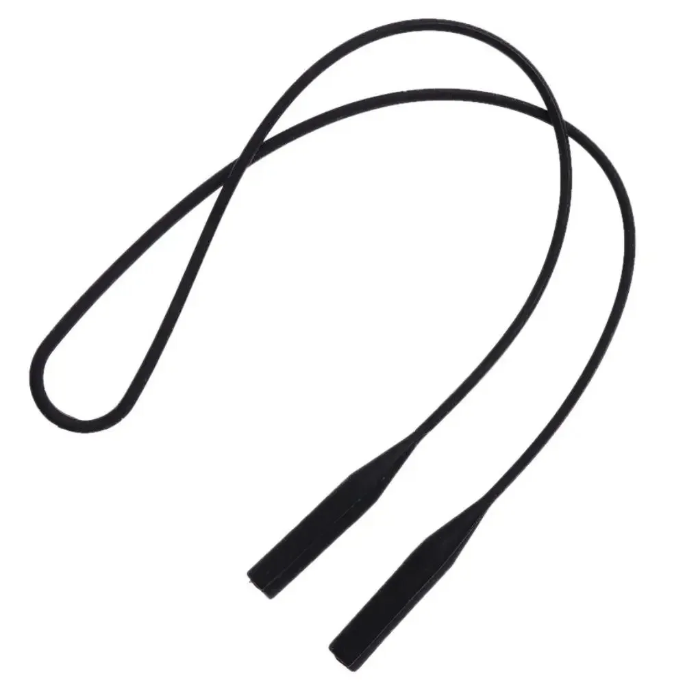 Correa de silicona para gafas, cadena para gafas de sol, banda deportiva, soporte para cordón, cuerda elástica antideslizante, cuerda elástica para gafas