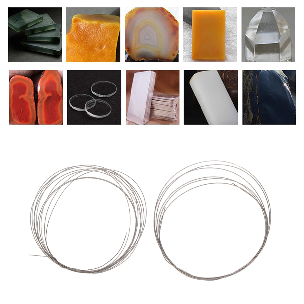 1m 0.26mm/0.37mm Diamond Cutting Wire Saw Blade Jade Silicon Gem Cutting Tool Strings For Metal Marble Granite Glass Wood