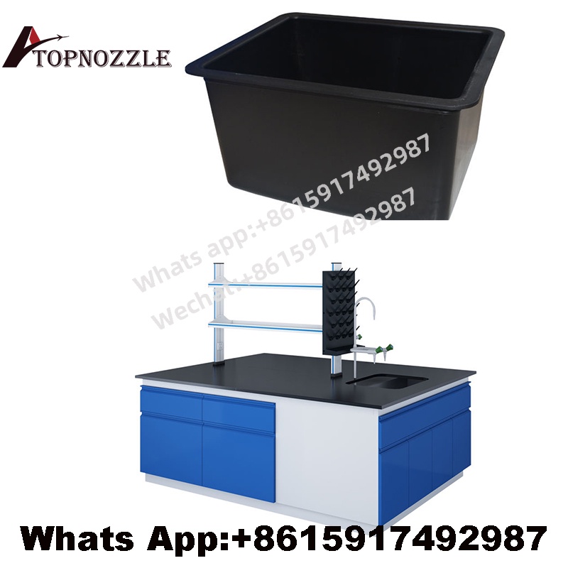 ポリプロピレン製ウォーターロックシンク,実験用アクセサリーl550 * w450 * h310 mm,1個