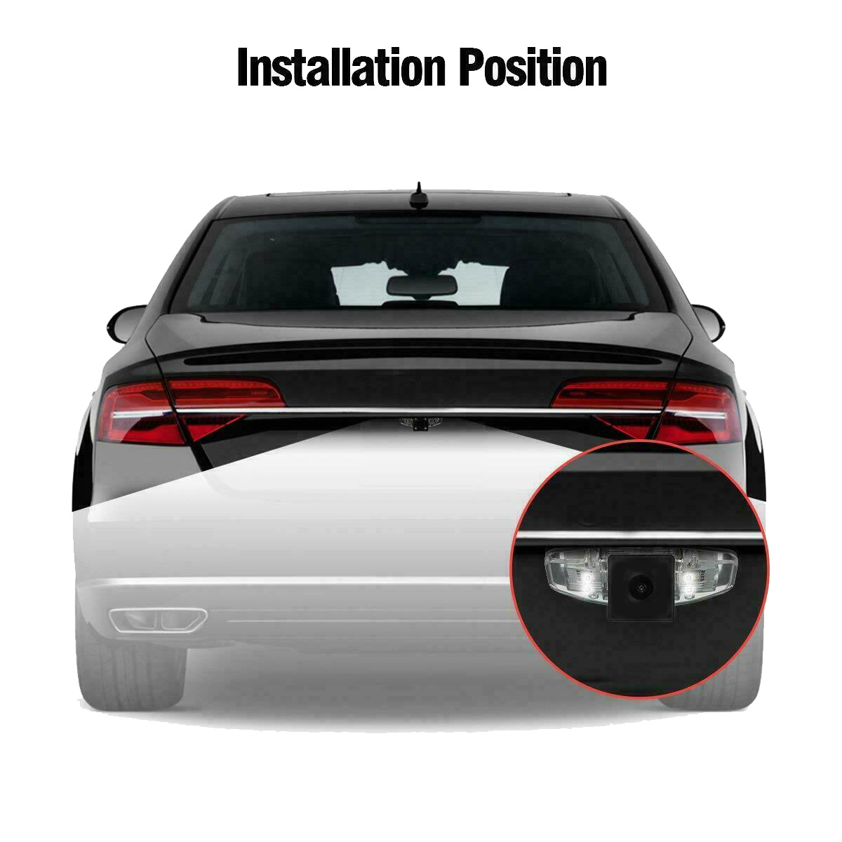 Cámara de visión trasera para coche, dispositivo de aparcamiento inverso para Honda Accord Civic EK FD Pilot Fit Jazz Acura TSX 1998-2013