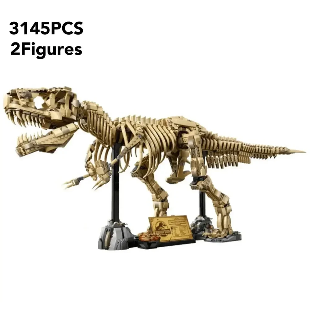 Kreative Serie 3145 Stück 100 cm Dinosaurier Knochen Tyrannosaurus Fossil Modell Bausteine Heimtextilien Spielzeug Geburtstagsgeschenke