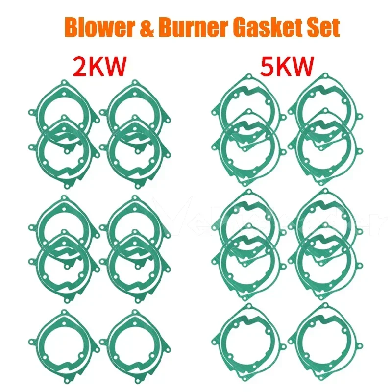 1/2/5/10/20x2KW 5KW calentador de aire diésel ventilador Motor y juego de juntas de quemador para calentador chino Eberspacher Airtronic coche camión