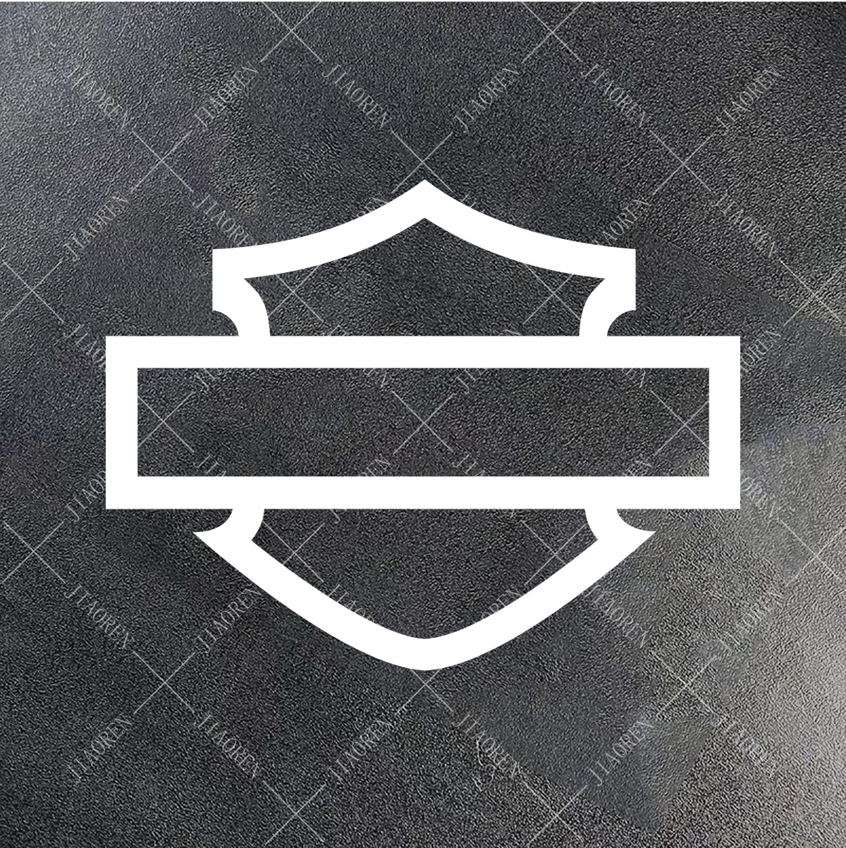 Adesivo de vinil para motocicleta de 2 polegadas, logotipo de barra e design de escudo # 1 unidade