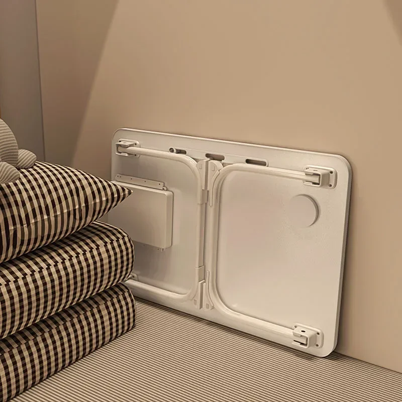 Scrivania da letto tavolo pieghevole per Computer tavolo piccolo scrivania semplice Home Student Study dormitorio scrittoio