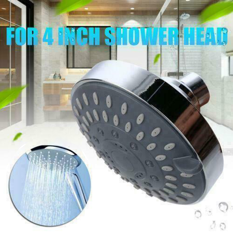 4Inch High Pressure Shower Head Sprayer 5 Modes Adjustable Rainfall Shower Head Sprayer Bathroom Fixture Faucet Replacement Part